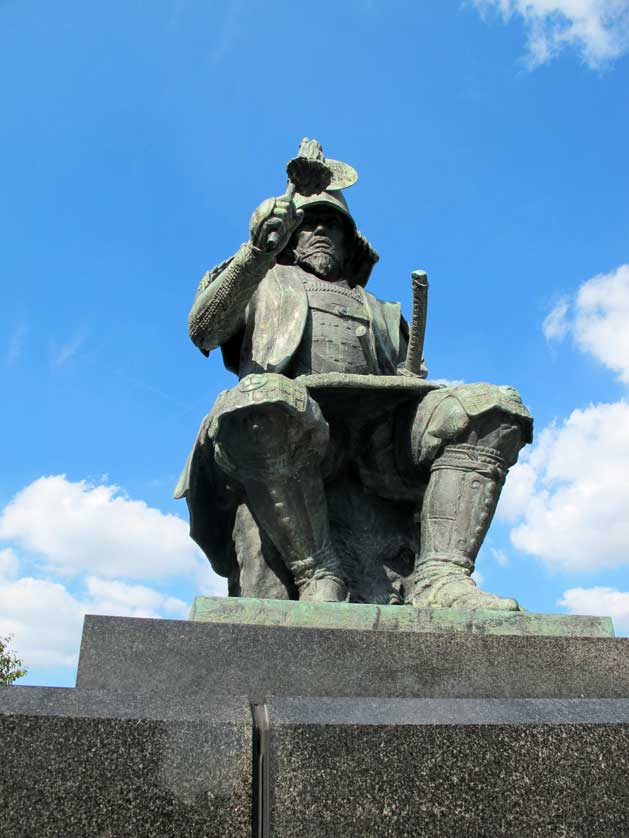 Kato Kiyomasa statue, Nagoya Castle.