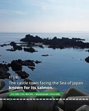 Murakami is a castle town famed for its salmon
