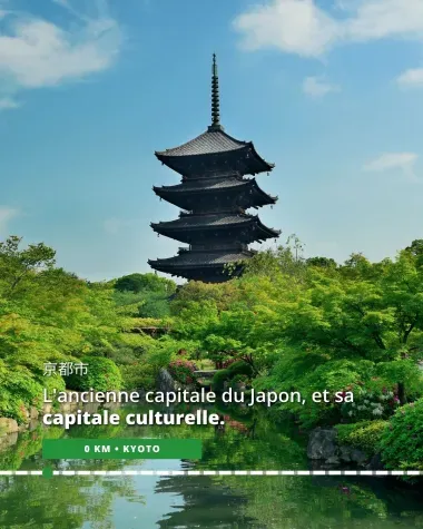 Kyoto, ancienne capitale du Japon, et sa capitale culturelle