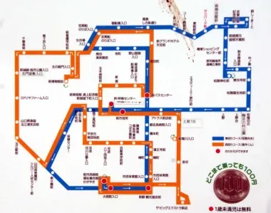Hagi Loop Bus Map 