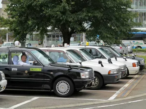 Taxis at East Entrance of Fukui Station
