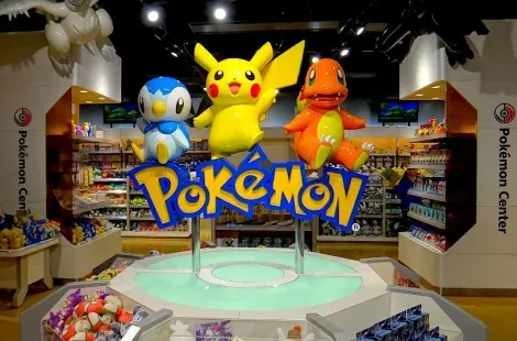 Pikachu, Charmander, Piplup .. All Pocket Monsters Pokemon are in the center of Tokyo.