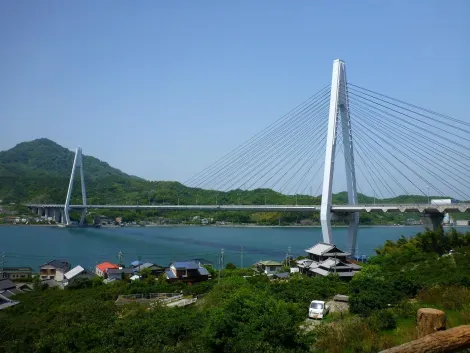 Kurushima bridge from the Shimanami Kaido