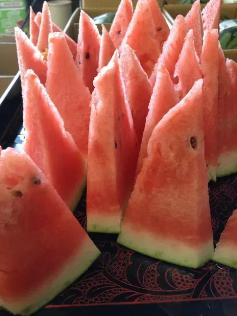 Suika, watermelon, refreshing summer dish
