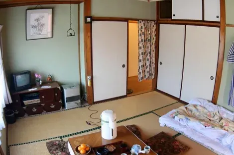 Exemple de chambre en minshuku