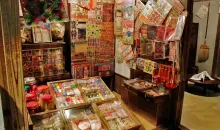 La venta de dulces es una de las atracciones principales del Museo Shitamachi.
